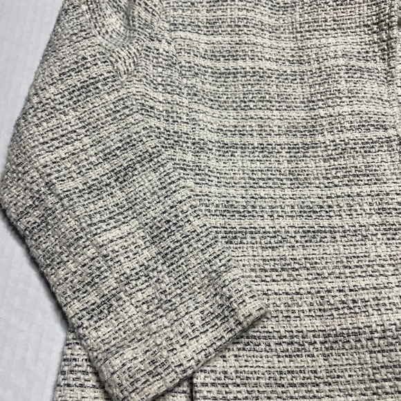 Banana Republic textured open front tweed jacket- classic blazer  small petite - Picture 3 of 13
